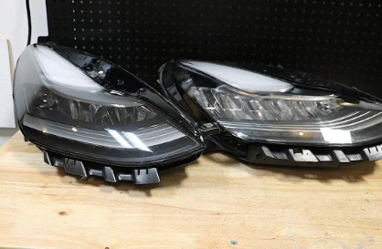 model 3 matrix headlights vs old