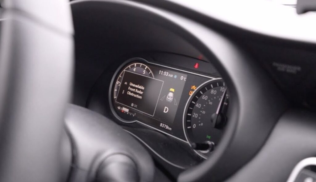 How To Turn Off Front Radar Obstruction Nissan Armada?