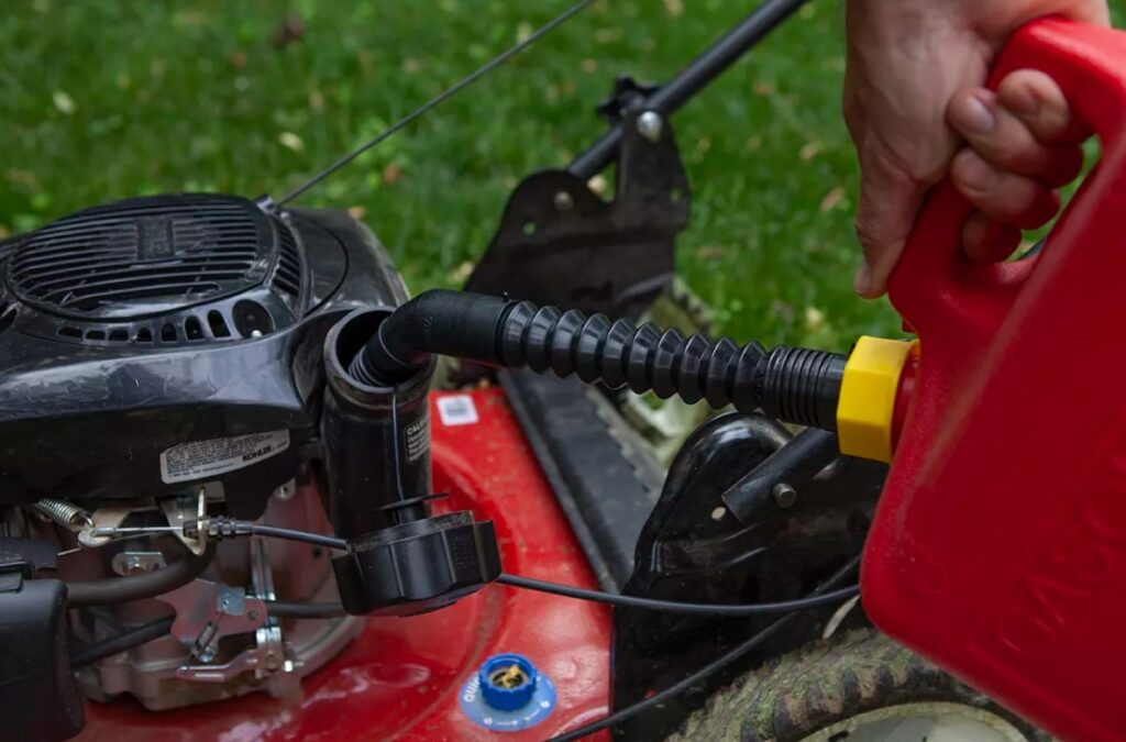 Rec 90 fuel top lawn mower