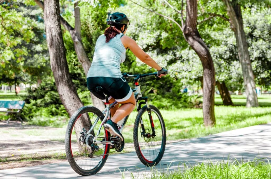 is cycling good for stomach weight loss