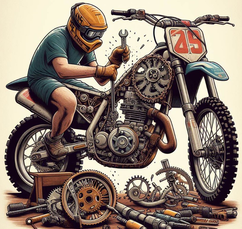 4 stroke dirt bike exhaust