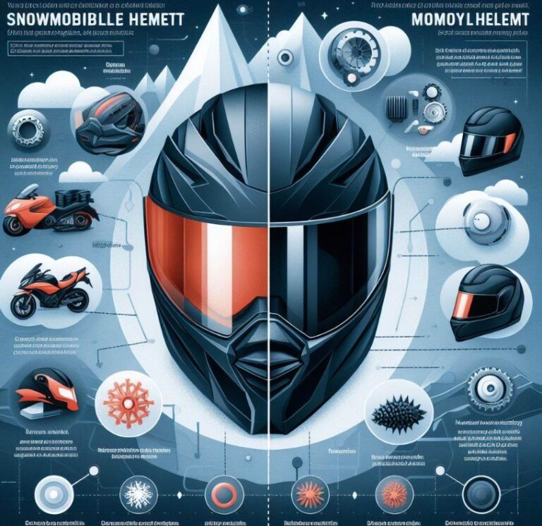 How Do Snowmobile Helmets Differ From Motorcycle Helmets?