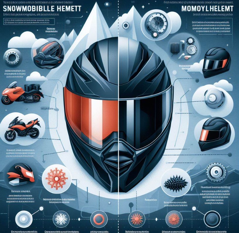 How Do Snowmobile Helmets Differ From Motorcycle Helmets